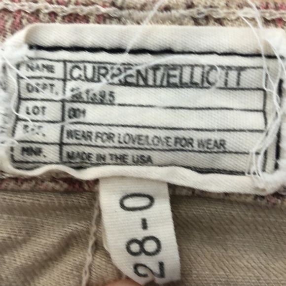 Current/ Elliot the Stiletto khaki size 28- excellent used condition- no flaws - Picture 2 of 8